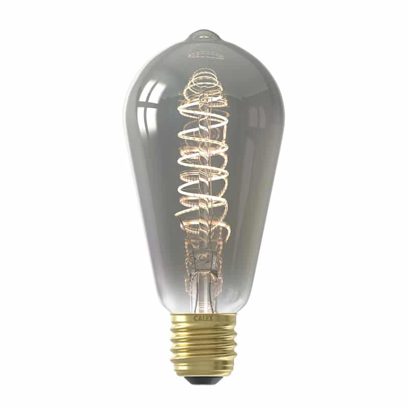 Bestel de Calex titanium rustic led lamp | E27 - 136 Lumen online De